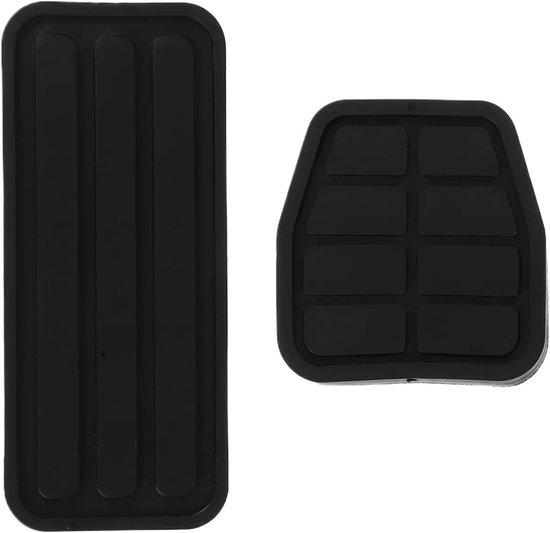 Pedaalhoezen Set - Auto Pedalen - Verbeterde Grip - Anti Slip Ontwerp - 3 Stuks - Zwart
