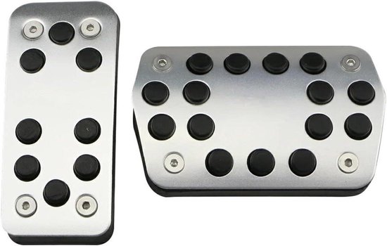 Pedaalhoezen Set - Auto Sport Pedalen - Veilig Rijden - Antislip Ontwerp - AT Without Rest - Metaal
