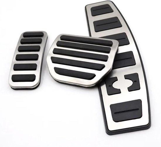 Pedaalhoezen Set - Auto Voetsteun - Verbeter Rijervaring - Antislip Ontwerp - 3 Stuks - Metaal