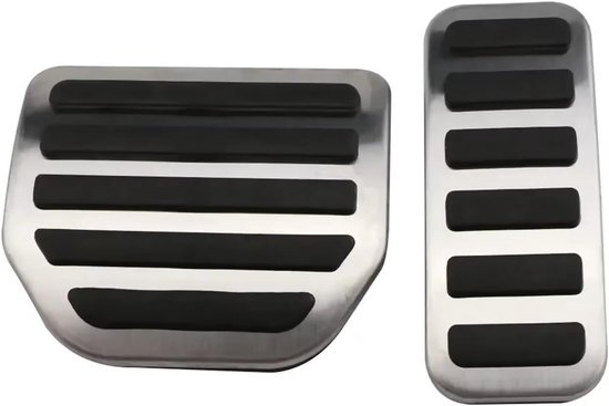 Pedaalhoezen Set - Gasrem Voetsteun - Verbeterde Grip - Antislip Oppervlak - 2 Stuks - Zwart