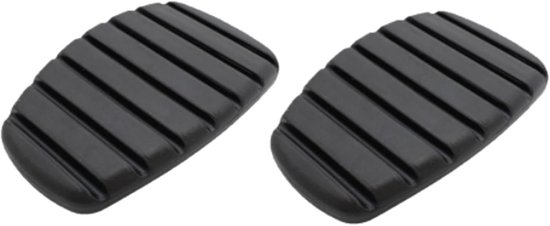 Pedaalhoezen Set - Koppeling Rem - Verbeter Rijveiligheid - Antislip Rubber - 2 Stuks - Zwart