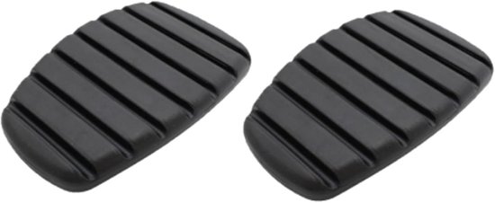 Pedaalhoezen Set - Koppeling Rem - Verbeteren Rijervaring - Antislip Rubber - 2 Stuks - Zwart