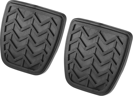 Pedaalhoezen Set - Rem en Gas - Auto Interieur - Duurzaam Rubber - Standaard Maat - Zwart