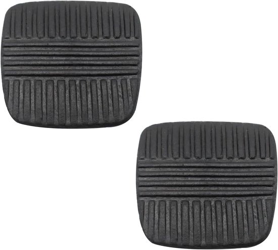 Pedaalhoezen Set - Rem Koppeling Pads - Veilig Rijden - Antislip Ontwerp - 2 Stuks - Zwart