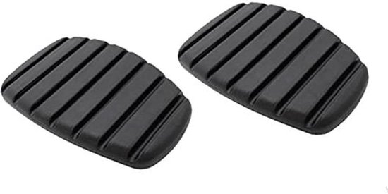 Pedaalhoezen Set - Rem Koppeling - Verbeterde Grip - Antislip Oppervlak - 2 Stuks - Zwart