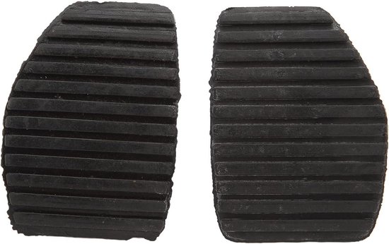 Pedaalhoezen Set - Remkoppeling Covers - Veiliger Rijden - Antislip Rubber - 1 Paar - Zwart