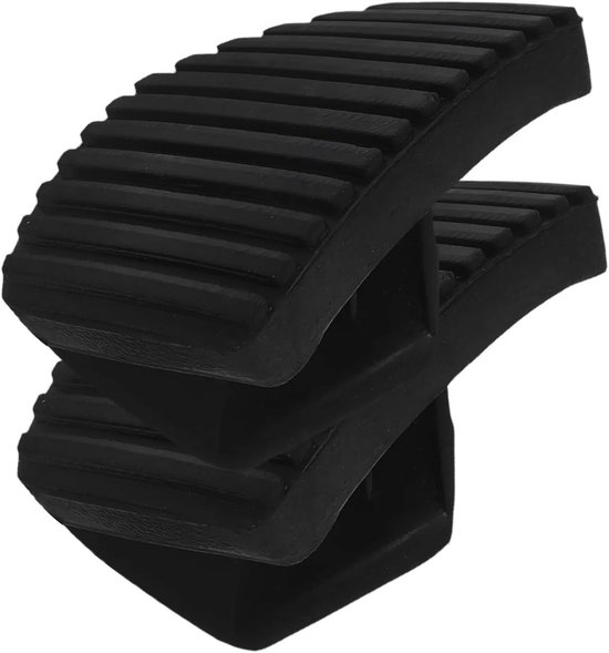 Pedaalhoezen Set - Rubberen Pedaalbekleding - Verbeter Rijcomfort - Antislip Oppervlak - 1 Paar - Zwart