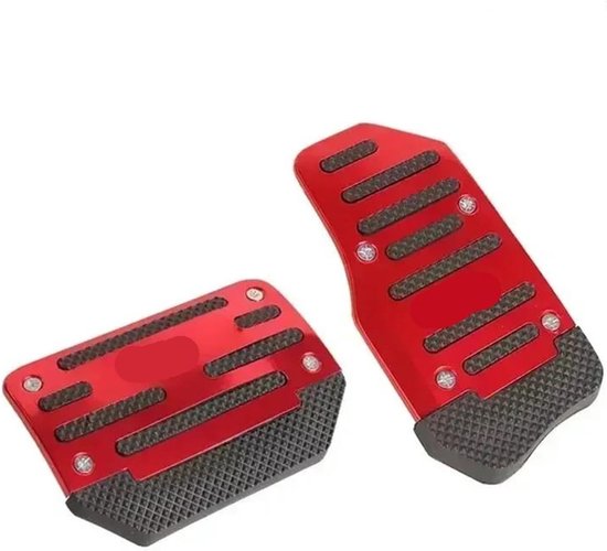 Pedaalhoezen Set - Universele Hoezen - Verbeterde Grip - Voor Alle Transmissies - 250 g - Rood