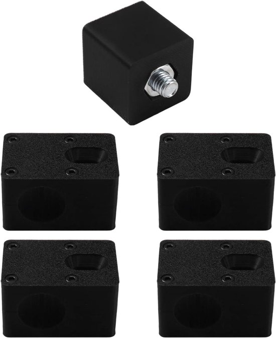 Pedaalhouder Race - Simulator Pedaal - Race Simulatie - Verbeterde Stabiliteit - 12 x 12 x 10 cm - Zwart