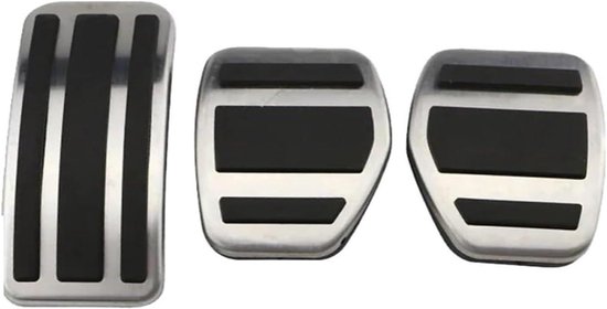 Pedaalkappen Auto - Pedaalhoezen Set - Verbeter Rijervaring - Antislip Rubber - MT - Zwart