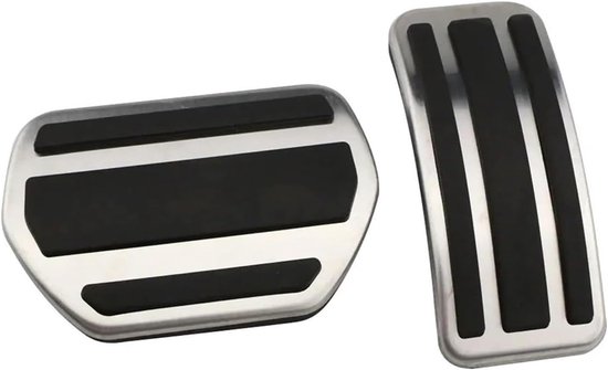 Pedaalkappen Auto - Pedaalhoezen - Veiliger Rijden - Antislip Rubber - Set van 3 - Zwart