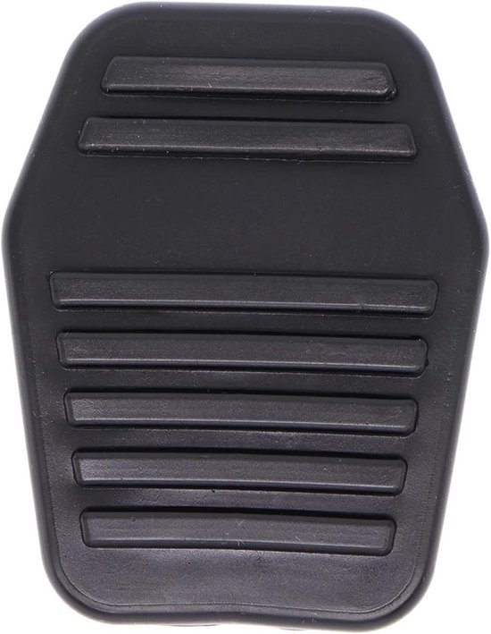 Pedaalkappen Rubber - Pedaalhoezen Voetrem - Verbeterde Tractie - Specifiek Model Ontwerp - 1 Stuk - Zwart van Merkloos