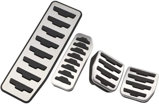 Pedaalkappen Set - Auto Pedaal Covers - Veiliger Rijden - Antislip Rubber - 1 Set - Zwart