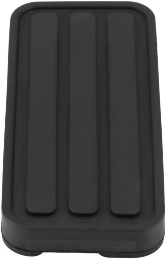 Pedaalrubber Gaspedaal - Antislip Pedaalmat - Veiliger Rijden - Automobielkwaliteit Rubber - 107mm x 46mm - Zwart van Merkloos