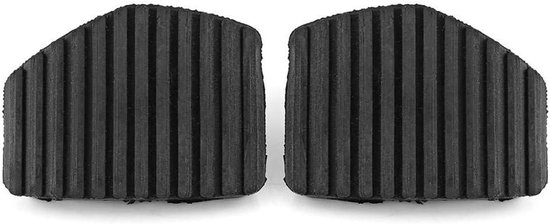Pedaalrubber Set - Rem Pedaalhoes Koppeling - Veilig Rijden - Antislip Oppervlak - 7.45 x 5.5 x 5.23 cm - Zwart