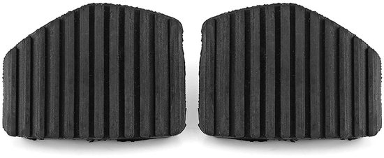 Pedaalrubber Set - Remkoppelingspedaalhoes - Auto Rijden - Antislip Ontwerp - 75 x 49 x 36 mm - Zwart van Merkloos