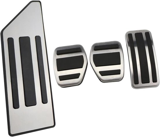 Pedaalrubbers Auto - Pedaalhoezen Set - Verbeteren Rijervaring - Anti-slip Ontwerp - 4 Stuks - Zwart