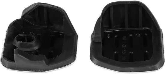 Pedaalset Auto - Auto Accessoires - Interieur Vernieuwen - Roestvrij Staal Rubber - 3 Delig - Zilver van Merkloos