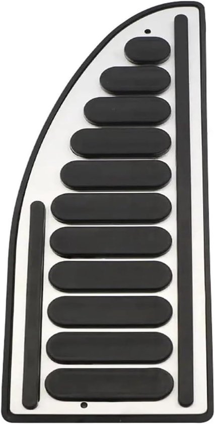 Pedaalset Auto - Voetsteun Hoezen - Verbeterde Grip - Duurzame Rubber - 3 Delig - Zwart