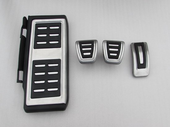 Pedaalset Voetensteun - Auto Pedaal Covers - Verbeterde Grip - Aluminium Antislip