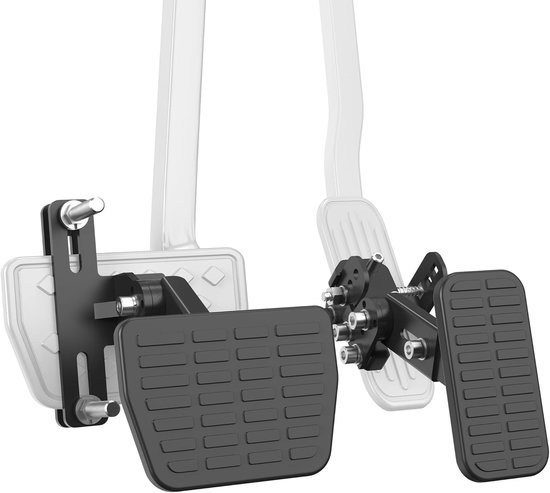 Pedaalverlengers Auto - Gas rem extender - Comfortabel Rijden - Instelbare Lengte Hoek - 19 x 12.5 x 23.6 cm