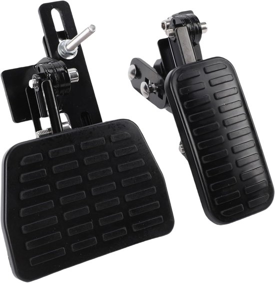 Pedaalverlengers - Verstelbare Extenders - Comfortabel Rijden - Antislip Rubber - Verstelbaar - Zwart