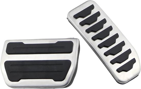 Pedalenhoezen Auto - Rem Gaspedaal - Veiliger Rijden - Antislip Strips - 2 Stuks - Metaal