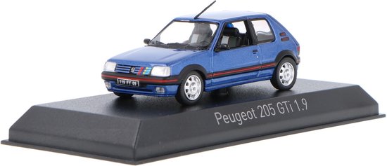Peugeot 205 GTi 1.9 Norev Modelauto 1:43 1992 471737 Schaalmodel van Norev