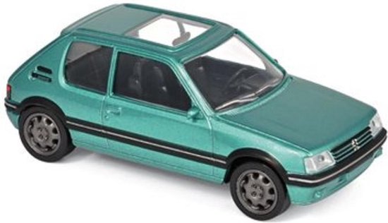 Peugeot 205 GTI 1992 Groen Metallic 1-43 Norev Jet Car van Peugeot