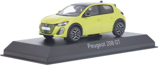 Peugeot 208 GT 2024 Agueda Geel - Model 1/43 Norev van Merkloos