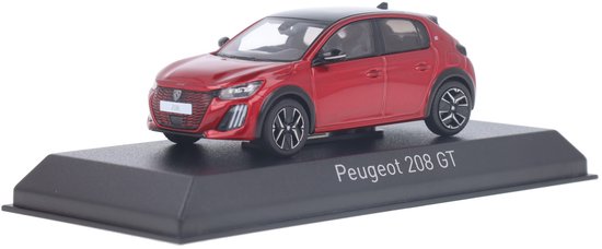 Peugeot 208 GT 2024 Elixir Rood - Model 1/43 Norev van Norev