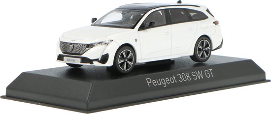 Peugeot 308 GT 2021 Pearl Wit - Modelauto 1/43 - Norev van Peugeot