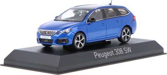Peugeot 308 GT 2021 Vertigo Blauw - Modelauto 1/43 - Norev van Peugeot