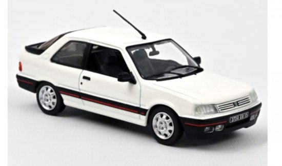 Peugeot 309 GTi 1988 Meije Wit - Model 1/18 - Norev van Norev