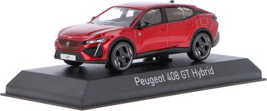 Peugeot 408 GT Hybrid 2023 Elixer Rood van Merkloos