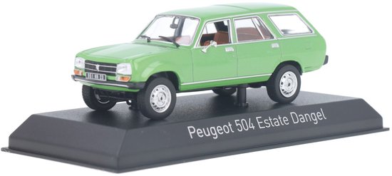 Peugeot 504 Estate Dangel 1980 Groen Modelauto 1/43 Norev van Merkloos