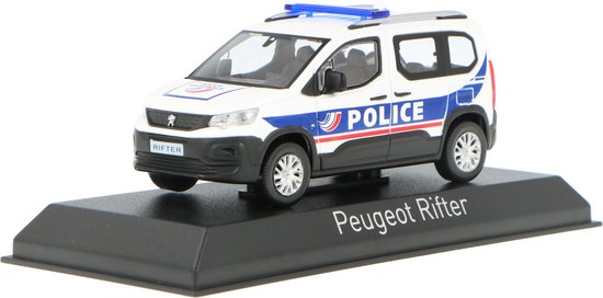 Peugeot Rifter Police Nationale Norev Modelauto 1:43 2019 479065 Schaalmodel van Peugeot