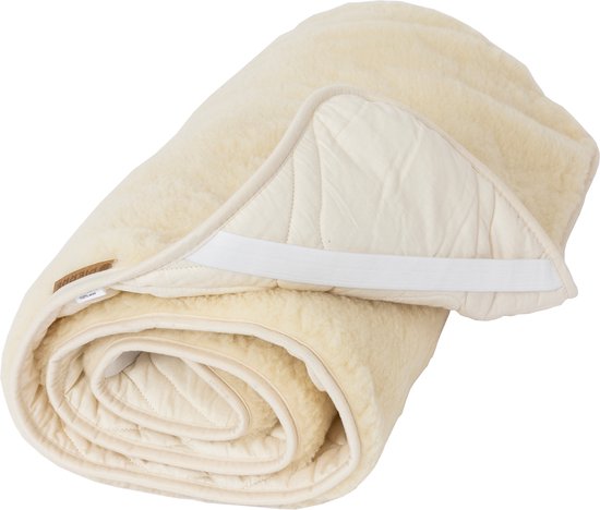 Pierre Sports XL Wool Yoga Mat Cover - Merinowol & Katoen - 196x80 cm - Yoga en Meditatie - Wasbaar van Pierre Sports
