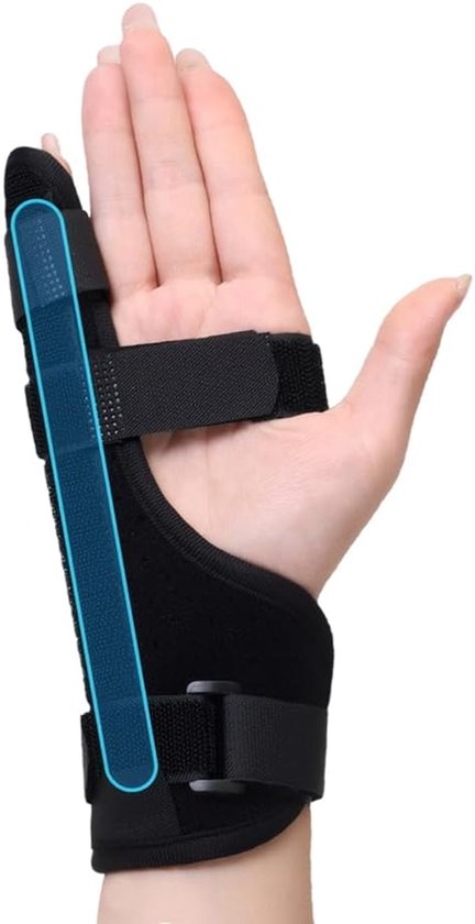 Pink Spalk Polssteun Brace Vingerspalk Handbrace Vinger Ondersteuning Voor Pink en Pols Verstelbare Fixatie Voor Dagelijks Gebruik Links en Rechts (L)