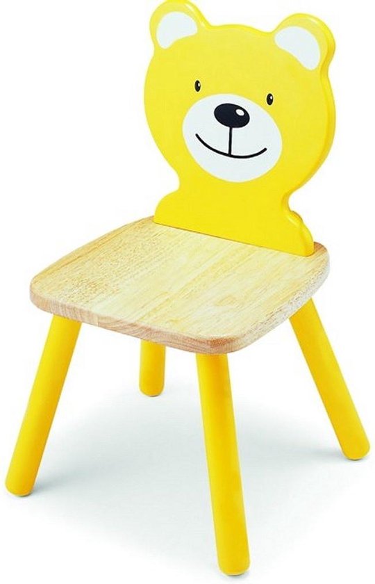 Pintoy kinderstoel beer | Kinderstoeltje kind | stoel kind | houten stoeltje peuter | houten stoeltje kind | Kinderzetel van Pintoy