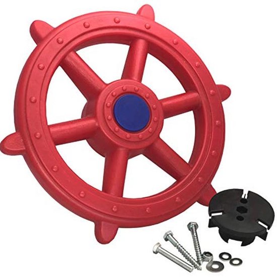 Pirate Steering Wheel 48 cm for Climbing Towers and Play Ships with Sound Effects
