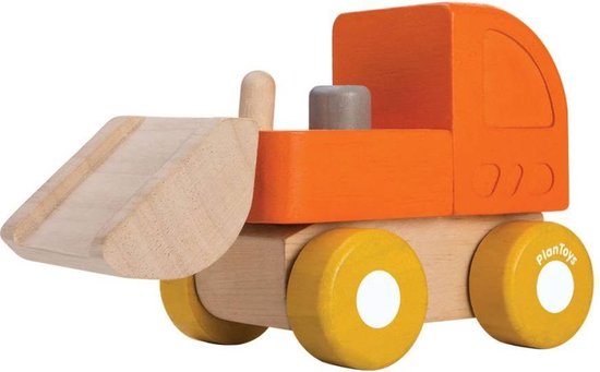 Plan Toys houten Bulldozer van Plan Toys