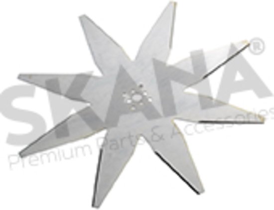 Plat maaimes 8 tanden Ø: ext: 290mm voor robotmaaiers AMBROGIO, STIGA, WIPER, Tech LINE modellen van Grizzly