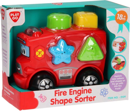 Play Vormensorteerder Brandweerwagen van Little Dutch