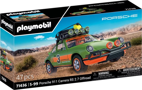 PLAYMOBIL Cars Porsche 911 Carrera RS 2.7 - Offroad - 71436 van Playmobil