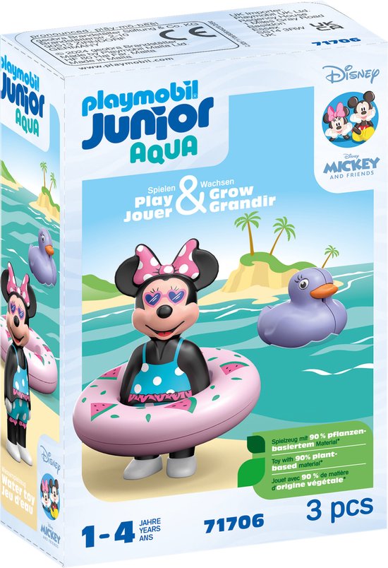 PLAYMOBIL Junior & Disney: Minnie's strandvakantie - 71706 van Playmobil