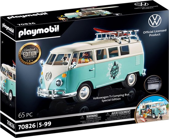 PLAYMOBIL Volkswagen T1 campingbus - Special Edition - 70826 van Playmobil
