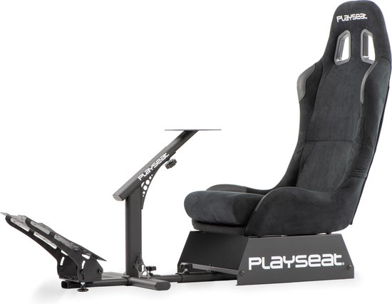 Playseat® Evolution Racestoel - Verstelbare Race Cockpit - Inklapbaar - Alcantara - Zwart van Playseat®