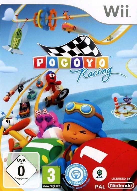 Pocoyo Racing  Wii van Zinkia Entertainment