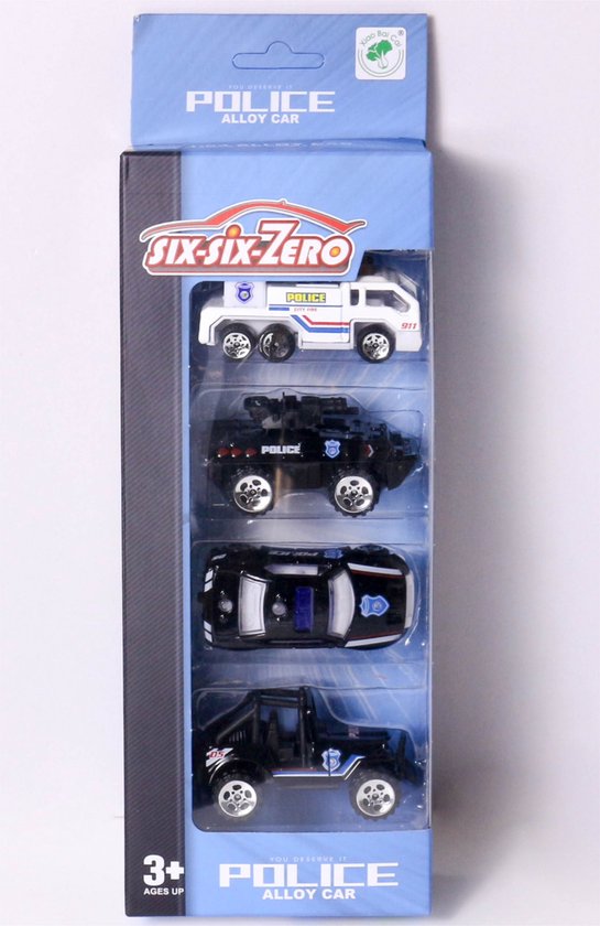 Politie auto speelgoed- politie auto - politie speelgoed - politie set - politie speelset - politie van Merkloos